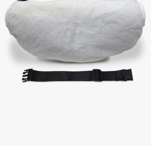 SPRIGS FAUX FUR THICK PILE MUFF ADJUSTABLE WAIST BELT/FANNY PACK/CROSSBODY BAG - Picture 10 of 13